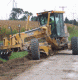 Road widening with road grader